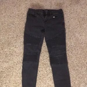 PacSun Black Mens Stacked Skinny Jeans